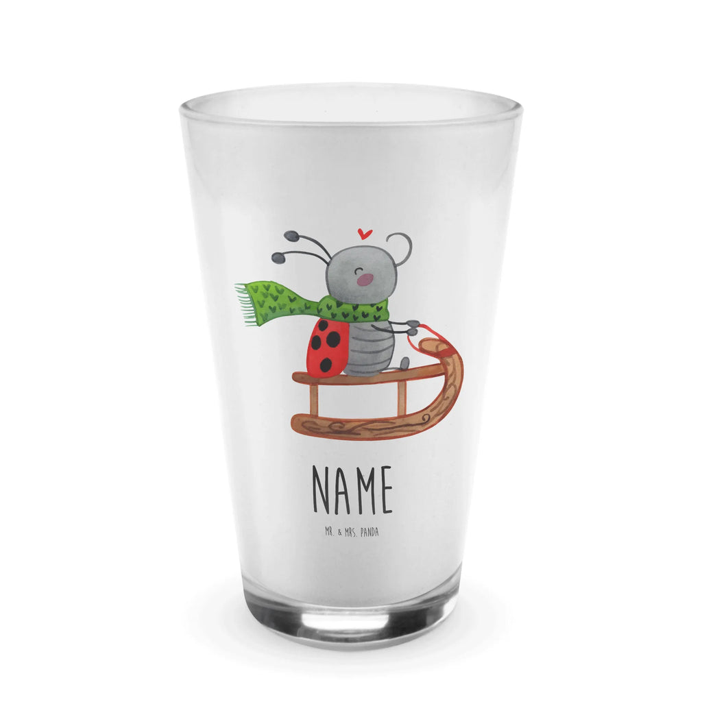 Personalisiertes Glas Smörle Rodeln Bedrucktes Glas, Glas mit Namen, Namensglas, Glas personalisiert, Name, Bedrucken, Winter, Weihnachten, Weihnachtsdeko, Nikolaus, Advent, Heiligabend, Wintermotiv, Schlittenfahren, Smörle, Marzipan