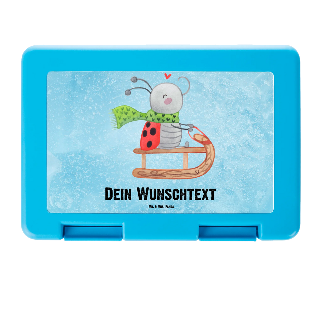 Personalisierte Brotdose Smörle Rodeln Brotdose personalisiert, Brotbox, Snackbox, Lunch box, Butterbrotdose, Brotzeitbox, Winter, Weihnachten, Weihnachtsdeko, Nikolaus, Advent, Heiligabend, Wintermotiv, Schlittenfahren, Smörle, Marzipan