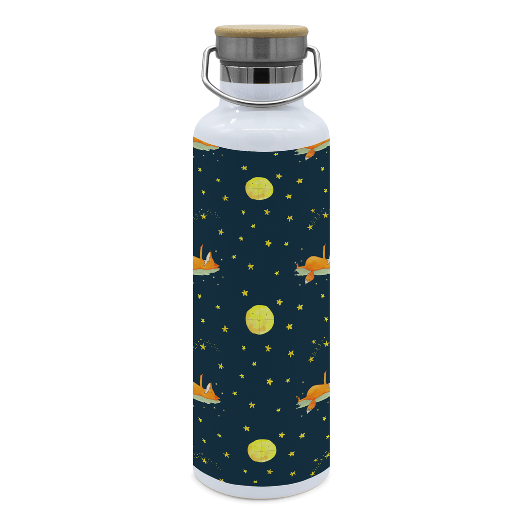 Trinkflasche Fuchs Sterne Muster Thermosflasche, Isolierflasche, Edelstahl, Trinkflasche, isoliert, Wamrhaltefunktion, Sportflasche, Flasche zum Sport, Sportlerflasche, Fuchs, Füchse, tröstende Worte, Spruch positiv, Spruch schön, Romantik, Always Look on the Bright Side of Life