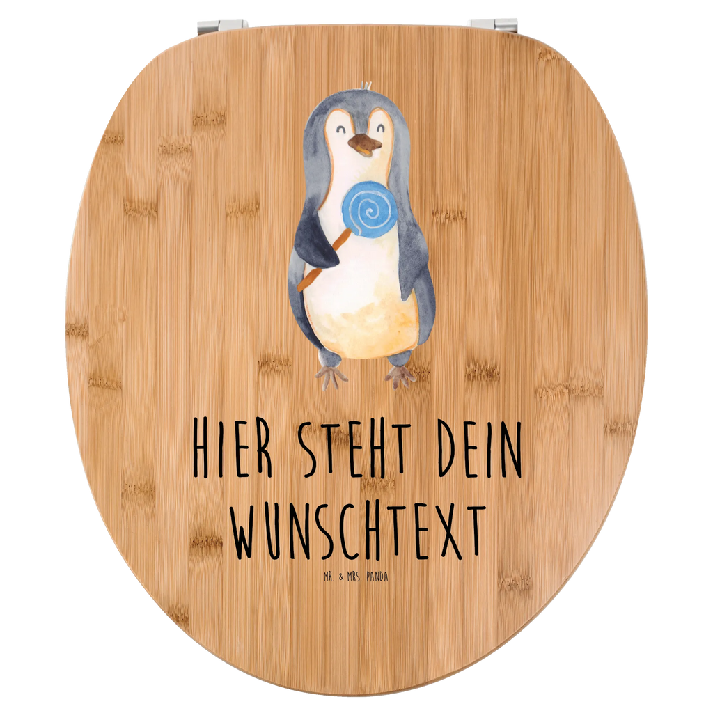 Personalisierter WC Sitz Motiv Pinguin Lolli Personalisierte Klobrille, Personalisierter Klodeckel, Personalisierter Toilettendeckel, Personalisierter WC-Sitz, Toilettendeckel mit Namen, WC Sitz mit Namen, Pinguin, Pinguine, Lolli, Süßigkeiten, Blödsinn, Spruch, Rebell, Gauner, Ganove, Rabauke