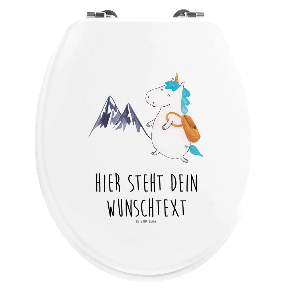 Personalisierter WC Sitz Motiv Einhorn Bergsteiger Personalisierte Klobrille, Personalisierter Klodeckel, Personalisierter Toilettendeckel, Personalisierter WC-Sitz, Toilettendeckel mit Namen, WC Sitz mit Namen, Einhorn, Einhörner, Einhorn Deko, Pegasus, Unicorn, Bergsteiger, Abenteuer, Berge, Abenteurer, Weltenbummler, Weltreise, Reisen, Urlaub, Entdecker