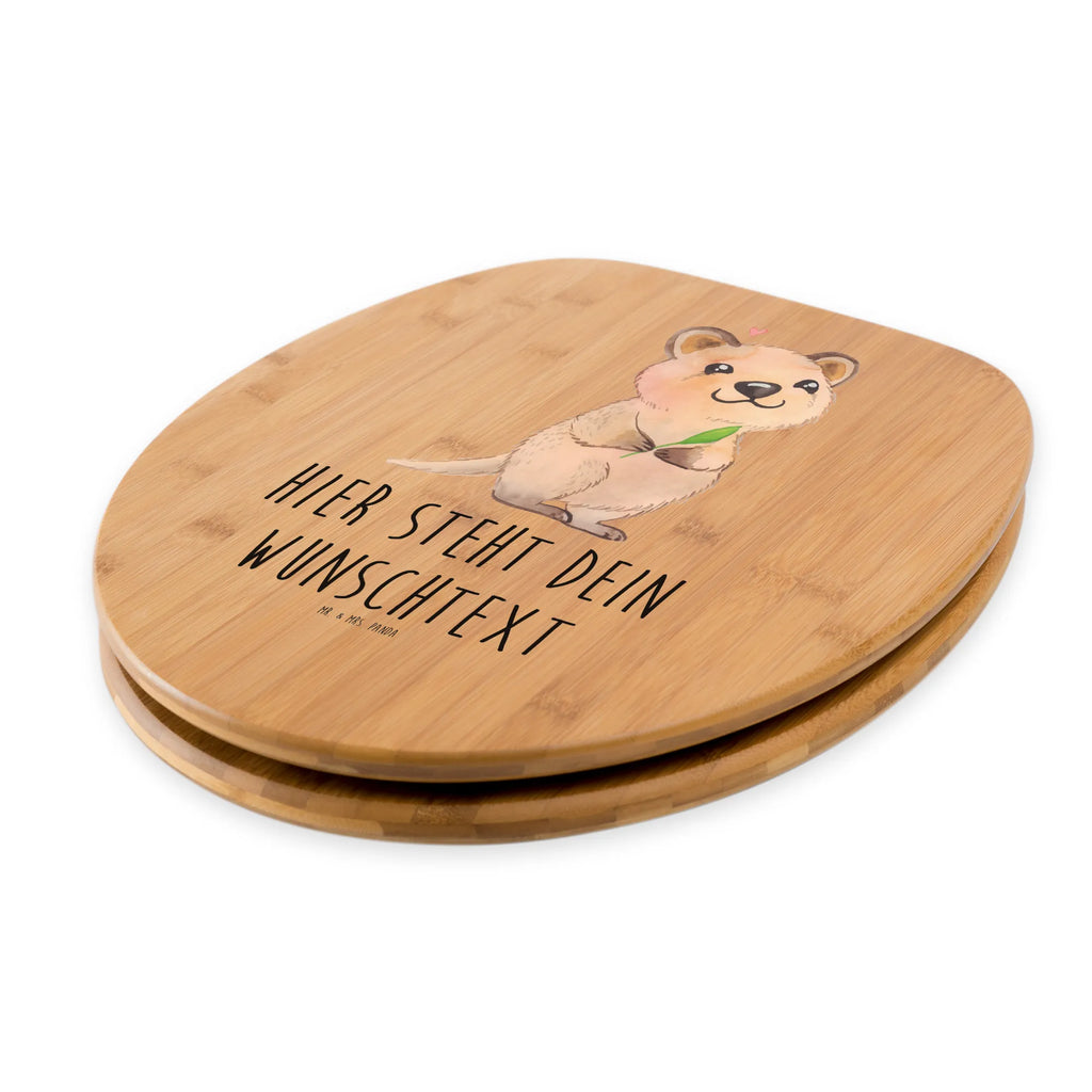 Personalisierter WC Sitz Motiv Quokka Happy Personalisierte Klobrille, Personalisierter Klodeckel, Personalisierter Toilettendeckel, Personalisierter WC-Sitz, Toilettendeckel mit Namen, WC Sitz mit Namen, Tiermotive, Gute Laune, lustige Sprüche, Tiere, Quokka, Verschieben, Aufschieberitis, Lustiger Spruch, Niedliches Tier, Dinge erledigen