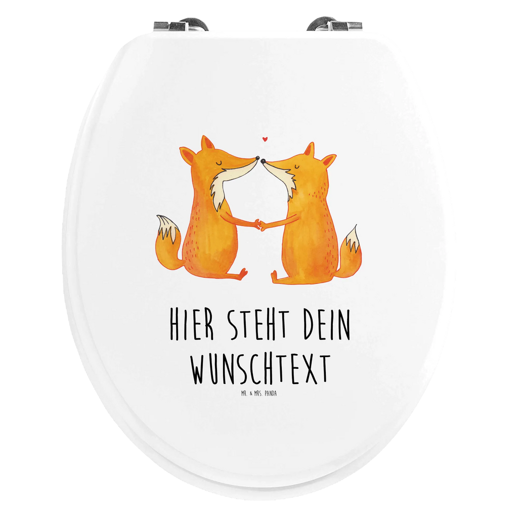 Personalisierter WC Sitz Motiv Füchse Liebe Personalisierte Klobrille, Personalisierter Klodeckel, Personalisierter Toilettendeckel, Personalisierter WC-Sitz, Toilettendeckel mit Namen, WC Sitz mit Namen, Fuchs, Füchse, Fox, Liebe, Liebespaar, Paar, Partner, Freundin, Freund, Ehe, Verlobte, Ehemann, Ehefrau, Liebesbeweis