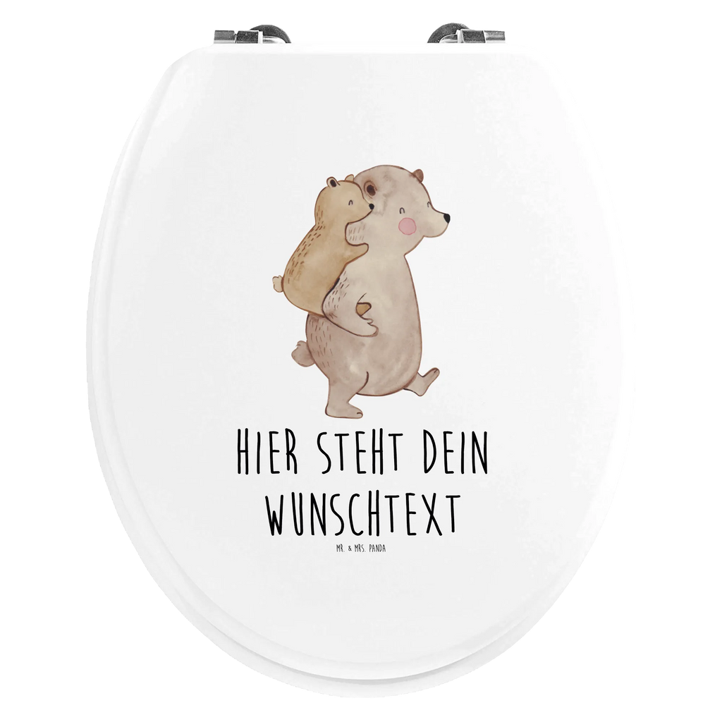 Personalisierter WC Sitz Motiv Papa Bär Personalisierte Klobrille, Personalisierter Klodeckel, Personalisierter Toilettendeckel, Personalisierter WC-Sitz, Toilettendeckel mit Namen, WC Sitz mit Namen, Familie, Vatertag, Muttertag, Bruder, Schwester, Mama, Papa, Oma, Opa, Geschenk, Vater, Papi, Vati, Onkel, Geburtstag