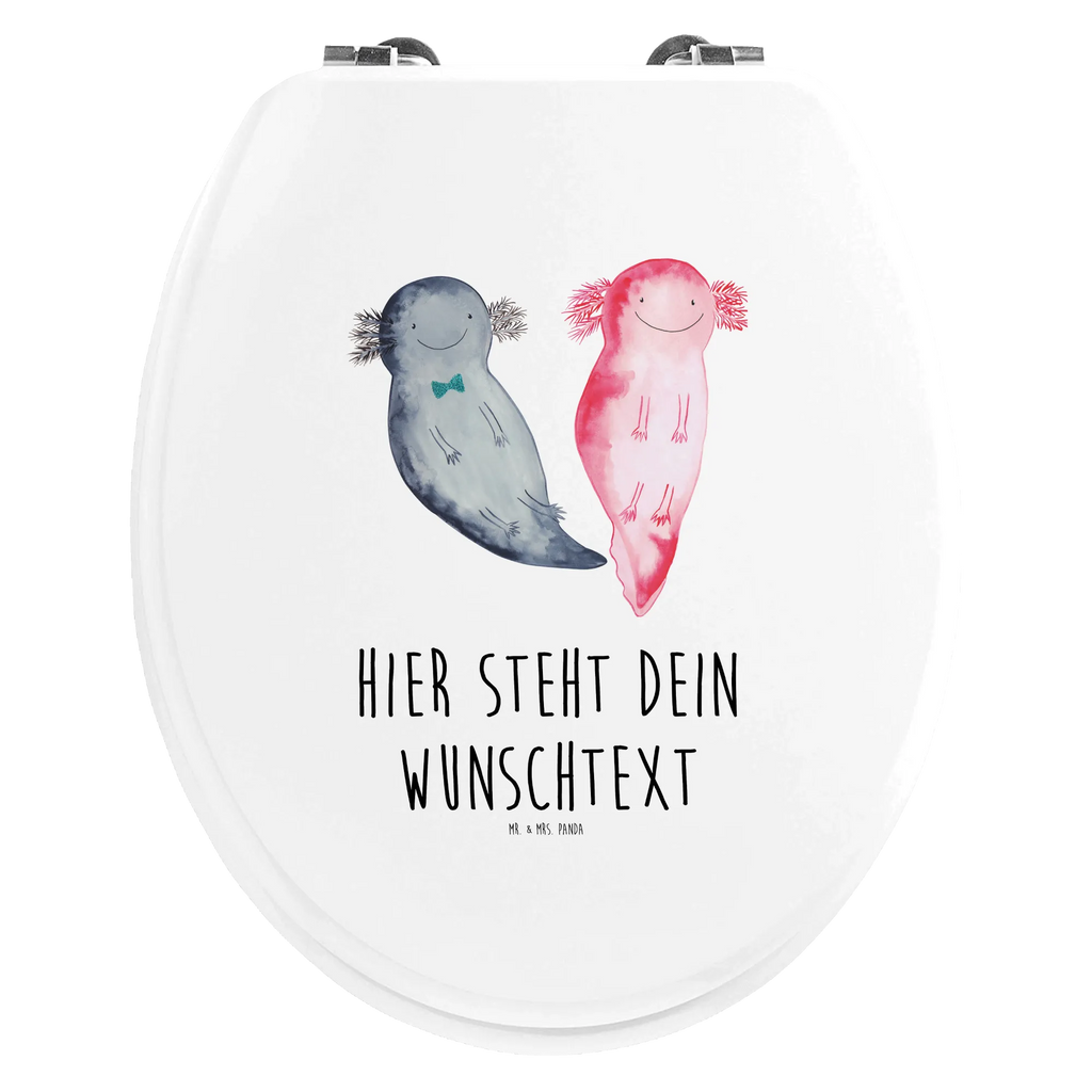 Personalisierter WC Sitz Motiv Axolotl Axel+Lotte Personalisierte Klobrille, Personalisierter Klodeckel, Personalisierter Toilettendeckel, Personalisierter WC-Sitz, Toilettendeckel mit Namen, WC Sitz mit Namen, Axolotl, Molch, Axolot, Schwanzlurch, Lurch, Lurche, Liebe, große Liebe, Liebesbeweis, Freund, Verlobter, Ehemann, Jahrestag, Valentinstag