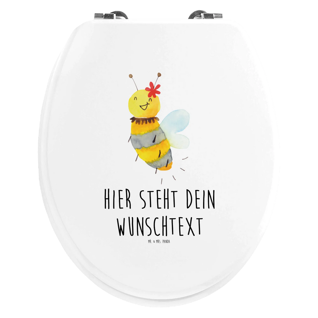 Personalisierter WC Sitz Motiv Biene Blume Personalisierte Klobrille, Personalisierter Klodeckel, Personalisierter Toilettendeckel, Personalisierter WC-Sitz, Toilettendeckel mit Namen, WC Sitz mit Namen, Biene, Wespe, Hummel