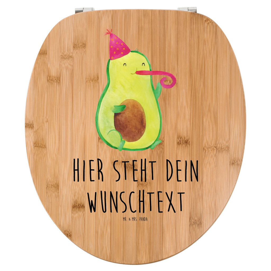 Personalisierter WC Sitz Motiv Avocado Partyhupe Personalisierte Klobrille, Personalisierter Klodeckel, Personalisierter Toilettendeckel, Personalisierter WC-Sitz, Toilettendeckel mit Namen, WC Sitz mit Namen, Avocado, Veggie, Vegan, Gesund, Party, Feierlichkeit, Feier, Fete, Geburtstag, Gute Laune, Tröte