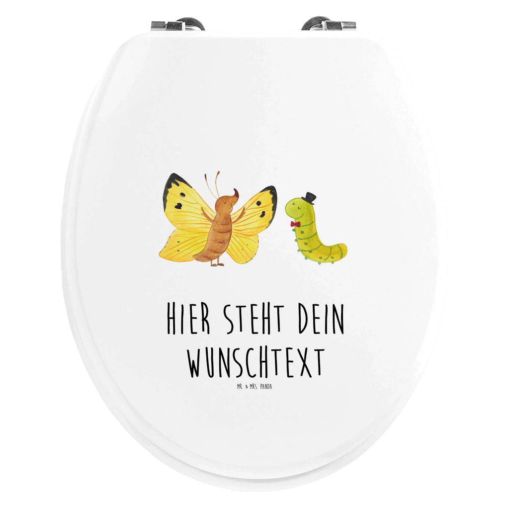 Personalisierter WC Sitz Motiv Raupe & Schmetterling Personalisierte Klobrille, Personalisierter Klodeckel, Personalisierter Toilettendeckel, Personalisierter WC-Sitz, Toilettendeckel mit Namen, WC Sitz mit Namen, Tiermotive, Gute Laune, lustige Sprüche, Tiere, Raupe, Schmetterling, Zitronenfalter, Entwicklung, Erwachsen werden, Kokon, Hut, Hütchen, Schönheit, Aufwachsen