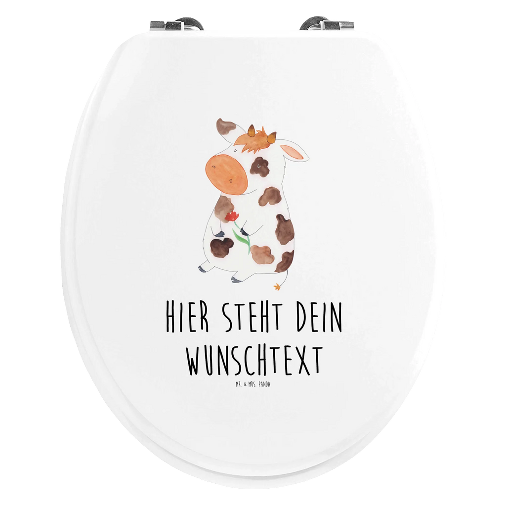 Personalisierter WC Sitz Motiv Kuh Personalisierte Klobrille, Personalisierter Klodeckel, Personalisierter Toilettendeckel, Personalisierter WC-Sitz, Toilettendeckel mit Namen, WC Sitz mit Namen, Bauernhof, Hoftiere, Landwirt, Landwirtin, Kuh, Kühe, Träume, Flausen, Spruch, Magie, Motivtion, Hof, Milch, Milchkuh