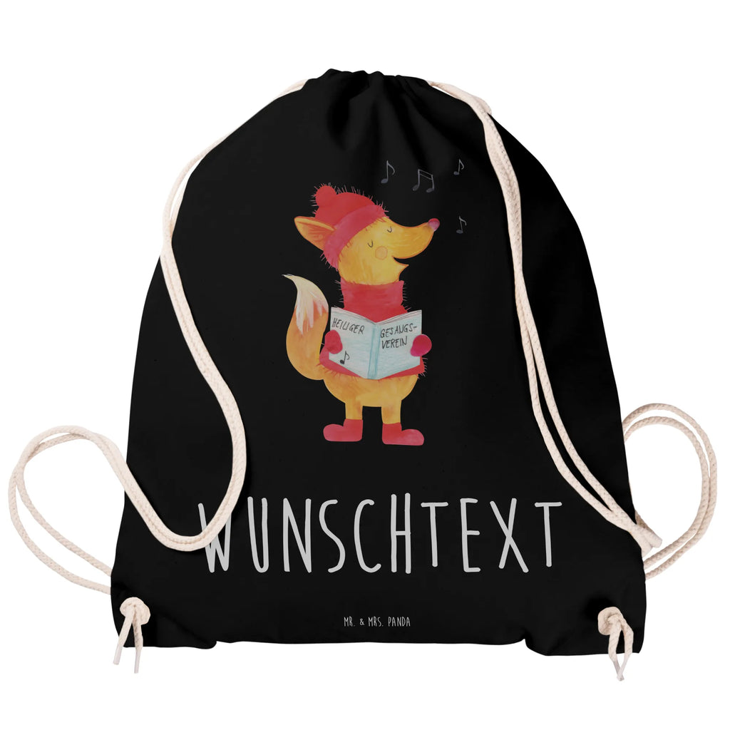 Personalisierter Sportbeutel Fuchs Sänger Personalisierter Sportbeutel, Personalisierter Beutel, Personalisierte Sporttasche, Personalisierter Tasche, Personalisierter Stoffbeutel, Personalisierter Sportbeutel Kinder, Sportbeutel mit Namen, Turnbeutel mit Namen, Beutel mit Namen, Sporttasche mit Namen, Tasche mit Namen, Stoffbeutel mit Namen, Sportbeutel Kinder mit Namen, Wunschtext, Wunschnamen, Personalisierbar, Personalisierung, Winter, Weihnachten, Weihnachtsdeko, Nikolaus, Advent, Heiligabend, Wintermotiv, Fuchs, Füchse, Sänger, Geschenk Sänger, Singen, Weihnachtslieder