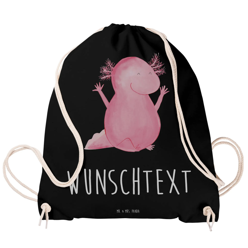 Personalisierter Sportbeutel Axolotl Hurra Personalisierter Sportbeutel, Personalisierter Beutel, Personalisierte Sporttasche, Personalisierter Tasche, Personalisierter Stoffbeutel, Personalisierter Sportbeutel Kinder, Sportbeutel mit Namen, Turnbeutel mit Namen, Beutel mit Namen, Sporttasche mit Namen, Tasche mit Namen, Stoffbeutel mit Namen, Sportbeutel Kinder mit Namen, Wunschtext, Wunschnamen, Personalisierbar, Personalisierung, Axolotl, Molch, Axolot, Schwanzlurch, Lurch, Lurche, fröhlich, Spaß, Freude, Motivation, Zufriedenheit