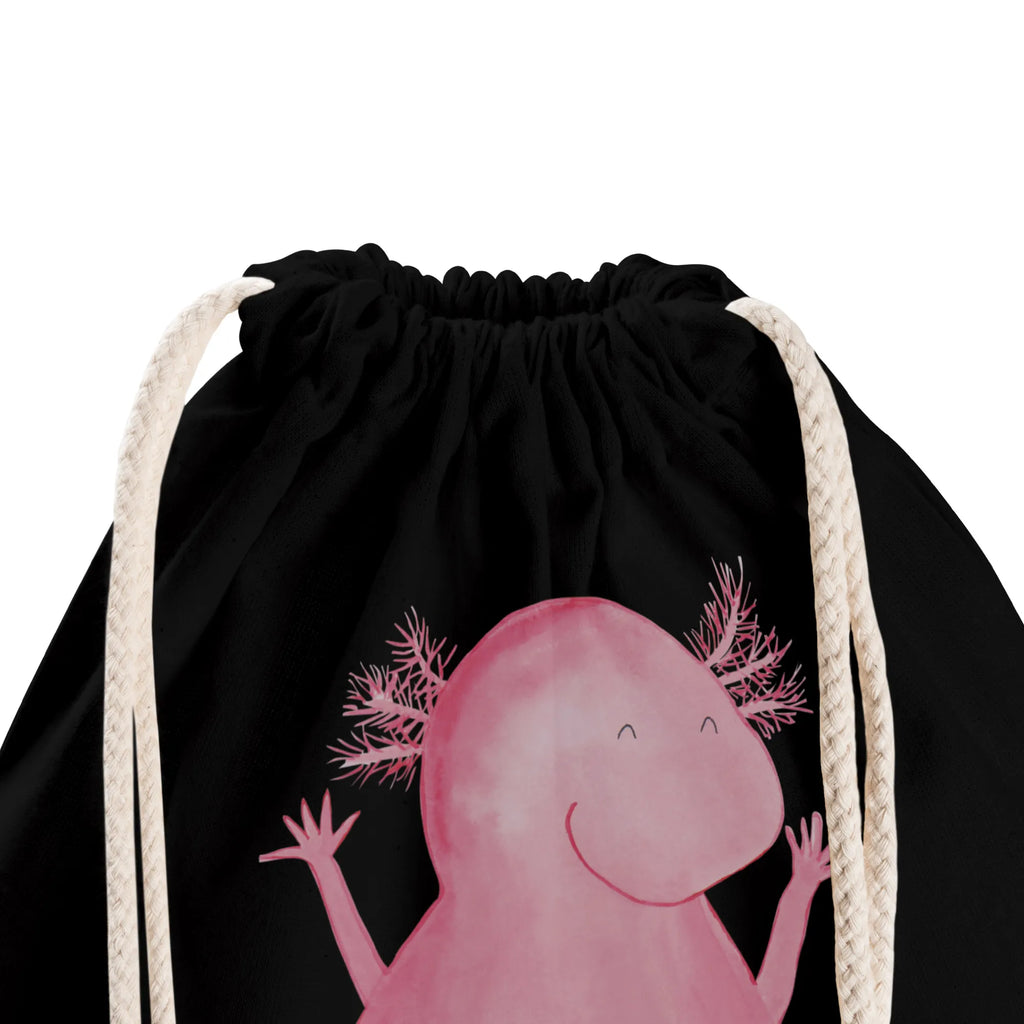 Personalisierter Sportbeutel Axolotl Hurra Personalisierter Sportbeutel, Personalisierter Beutel, Personalisierte Sporttasche, Personalisierter Tasche, Personalisierter Stoffbeutel, Personalisierter Sportbeutel Kinder, Sportbeutel mit Namen, Turnbeutel mit Namen, Beutel mit Namen, Sporttasche mit Namen, Tasche mit Namen, Stoffbeutel mit Namen, Sportbeutel Kinder mit Namen, Wunschtext, Wunschnamen, Personalisierbar, Personalisierung, Axolotl, Molch, Axolot, Schwanzlurch, Lurch, Lurche, fröhlich, Spaß, Freude, Motivation, Zufriedenheit