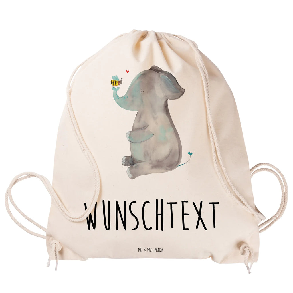 Personalisierter Sportbeutel Elefant & Biene Personalisierter Sportbeutel, Personalisierter Beutel, Personalisierte Sporttasche, Personalisierter Tasche, Personalisierter Stoffbeutel, Personalisierter Sportbeutel Kinder, Sportbeutel mit Namen, Turnbeutel mit Namen, Beutel mit Namen, Sporttasche mit Namen, Tasche mit Namen, Stoffbeutel mit Namen, Sportbeutel Kinder mit Namen, Wunschtext, Wunschnamen, Personalisierbar, Personalisierung, Tiermotive, Gute Laune, lustige Sprüche, Tiere, Elefant, Biene, Liebe, Liebesbeweis, Jahrestag, Liebesgeschenk, Heiratsantrag, Hochzeitsgeschenk, Liebesspruch