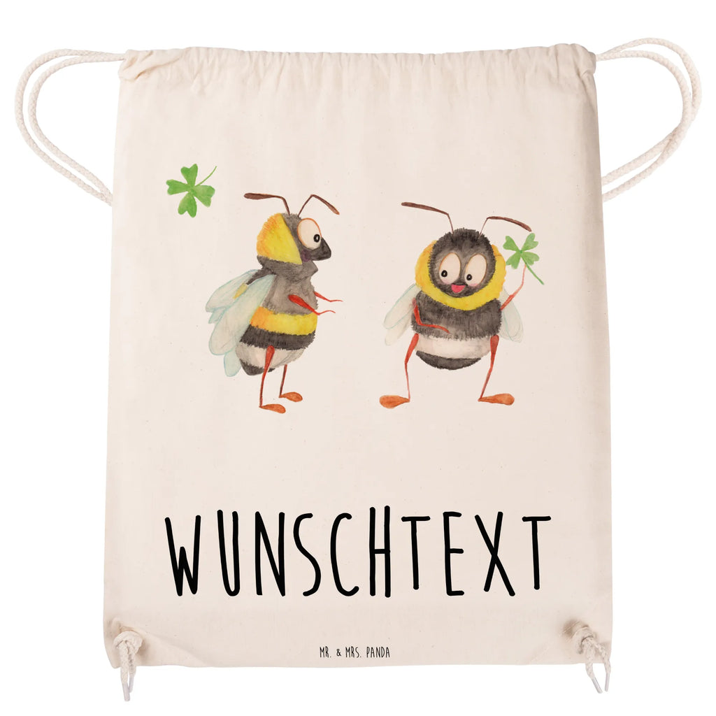 Personalisierter Sportbeutel Hummeln mit Kleeblatt Personalisierter Sportbeutel, Personalisierter Beutel, Personalisierte Sporttasche, Personalisierter Tasche, Personalisierter Stoffbeutel, Personalisierter Sportbeutel Kinder, Sportbeutel mit Namen, Turnbeutel mit Namen, Beutel mit Namen, Sporttasche mit Namen, Tasche mit Namen, Stoffbeutel mit Namen, Sportbeutel Kinder mit Namen, Wunschtext, Wunschnamen, Personalisierbar, Personalisierung, Tiermotive, Gute Laune, lustige Sprüche, Tiere, Hummel, Biene, Spruch positiv, Biene Deko, Spruch schön, glücklich sein, glücklich werden, Spruch fröhlich