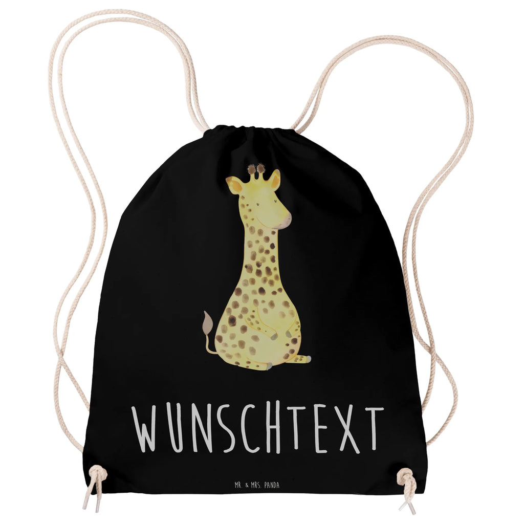 Personalisierter Sportbeutel Giraffe Zufrieden Personalisierter Sportbeutel, Personalisierter Beutel, Personalisierte Sporttasche, Personalisierter Tasche, Personalisierter Stoffbeutel, Personalisierter Sportbeutel Kinder, Sportbeutel mit Namen, Turnbeutel mit Namen, Beutel mit Namen, Sporttasche mit Namen, Tasche mit Namen, Stoffbeutel mit Namen, Sportbeutel Kinder mit Namen, Wunschtext, Wunschnamen, Personalisierbar, Personalisierung, Afrika, Wildtiere, Giraffe, Zufrieden, Glück, Abenteuer