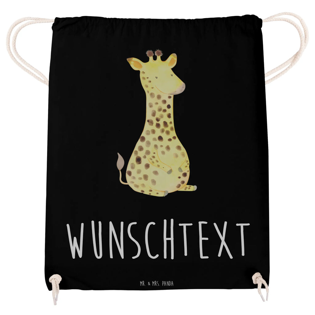 Personalisierter Sportbeutel Giraffe Zufrieden Personalisierter Sportbeutel, Personalisierter Beutel, Personalisierte Sporttasche, Personalisierter Tasche, Personalisierter Stoffbeutel, Personalisierter Sportbeutel Kinder, Sportbeutel mit Namen, Turnbeutel mit Namen, Beutel mit Namen, Sporttasche mit Namen, Tasche mit Namen, Stoffbeutel mit Namen, Sportbeutel Kinder mit Namen, Wunschtext, Wunschnamen, Personalisierbar, Personalisierung, Afrika, Wildtiere, Giraffe, Zufrieden, Glück, Abenteuer