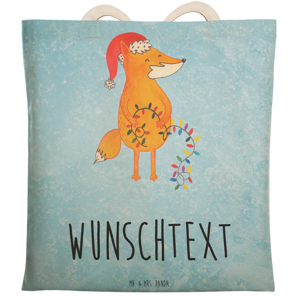 Personalisierte Einkaufstasche Fuchs Weihnachten Personalisierte Tragetasche, Personalisierte Tasche, Personalisierter Beutel, Personalisierte Stofftasche, Personalisierte Baumwolltasche, Personalisierte Umhängetasche, Personalisierter Shopper, Personalisierte Einkaufstasche, Personalisierte Beuteltasche, Tragetasche mit Namen, Tasche mit Namen, Beutel mit Namen, Stofftasche mit Namen, Baumwolltasche mit Namen, Umhängetasche mit Namen, Shopper mit Namen, Einkaufstasche mit Namen, Beuteltasche, Wunschtext, Wunschnamen, Personalisierbar, Personalisierung, Winter, Weihnachten, Weihnachtsdeko, Nikolaus, Advent, Heiligabend, Wintermotiv, Fuchs, Füchse, Spruch schön, Geschenk Weihnachten, Weihnachtsmann, Weihnachtszeit