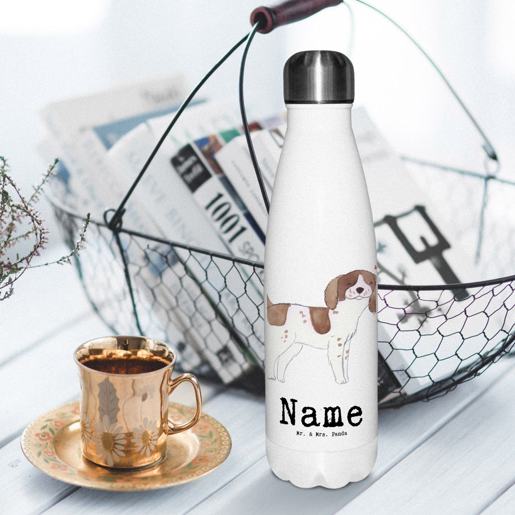 Personalisierte Thermosflasche English Springer Spaniel Lebensretter Personalisierte Isolierflasche, Personalisierte Thermoflasche, Personalisierte Trinkflasche, Trinkflasche Mit Namen, Wunschname, Bedrucken, Namensflasche, Hund, Hunderasse, Rassehund, Hundebesitzer, Geschenk, Tierfreund, Schenken, Welpe, English Springer Spaniel