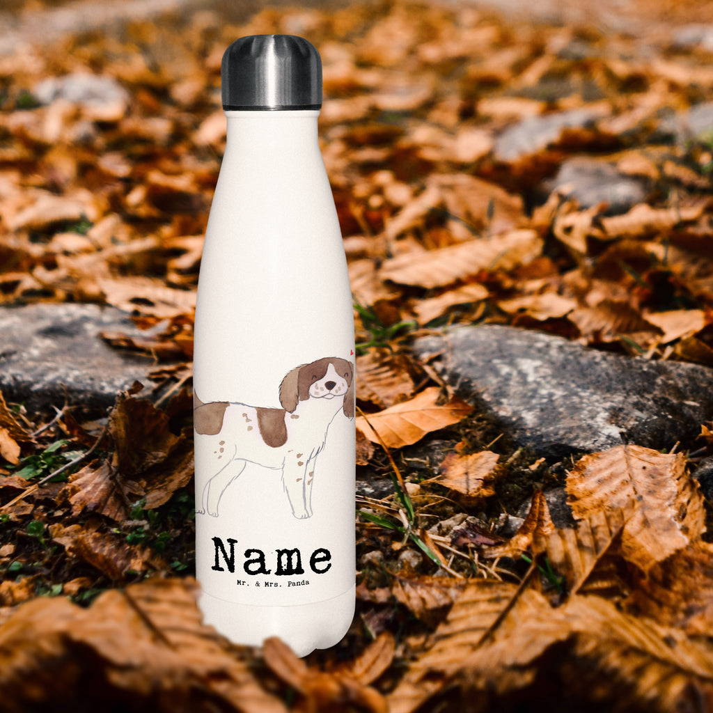 Personalisierte Thermosflasche English Springer Spaniel Lebensretter Personalisierte Isolierflasche, Personalisierte Thermoflasche, Personalisierte Trinkflasche, Trinkflasche Mit Namen, Wunschname, Bedrucken, Namensflasche, Hund, Hunderasse, Rassehund, Hundebesitzer, Geschenk, Tierfreund, Schenken, Welpe, English Springer Spaniel