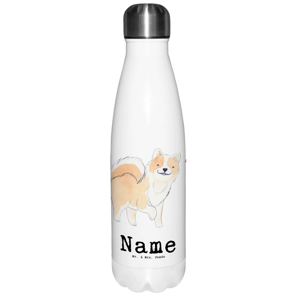 Personalisierte Thermosflasche Islandhund Lebensretter Personalisierte Isolierflasche, Personalisierte Thermoflasche, Personalisierte Trinkflasche, Trinkflasche Mit Namen, Wunschname, Bedrucken, Namensflasche, Hund, Hunderasse, Rassehund, Hundebesitzer, Geschenk, Tierfreund, Schenken, Welpe, Islandhund, isländischer Schäferhund