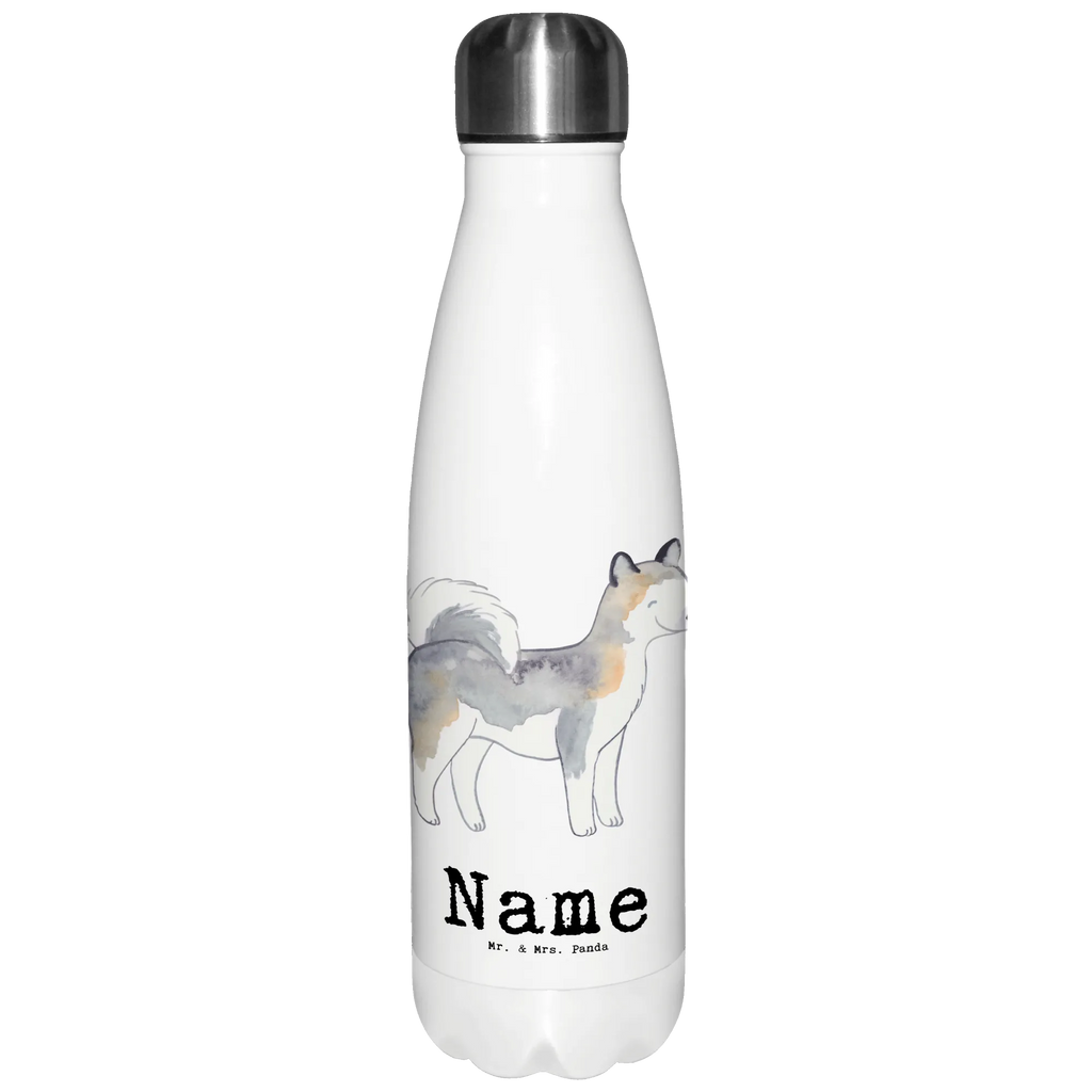 Personalisierte Thermosflasche Siberian Husky Lebensretter Personalisierte Isolierflasche, Personalisierte Thermoflasche, Personalisierte Trinkflasche, Trinkflasche Mit Namen, Wunschname, Bedrucken, Namensflasche, Hund, Hunderasse, Rassehund, Hundebesitzer, Geschenk, Tierfreund, Schenken, Welpe, Siberian Husky