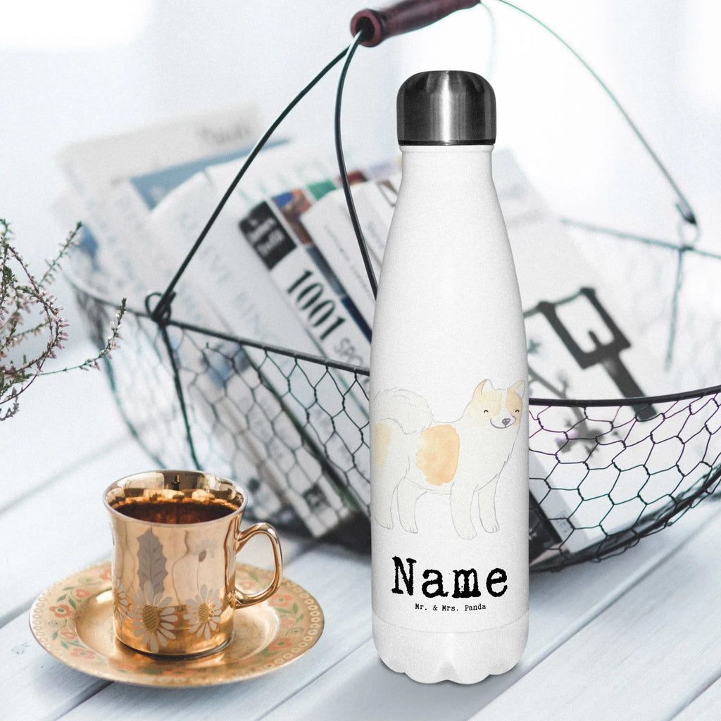 Personalisierte Thermosflasche Thai Bangkaew Lebensretter Personalisierte Isolierflasche, Personalisierte Thermoflasche, Personalisierte Trinkflasche, Trinkflasche Mit Namen, Wunschname, Bedrucken, Namensflasche, Hund, Hunderasse, Rassehund, Hundebesitzer, Geschenk, Tierfreund, Schenken, Welpe, Thai Bangkaew Dog