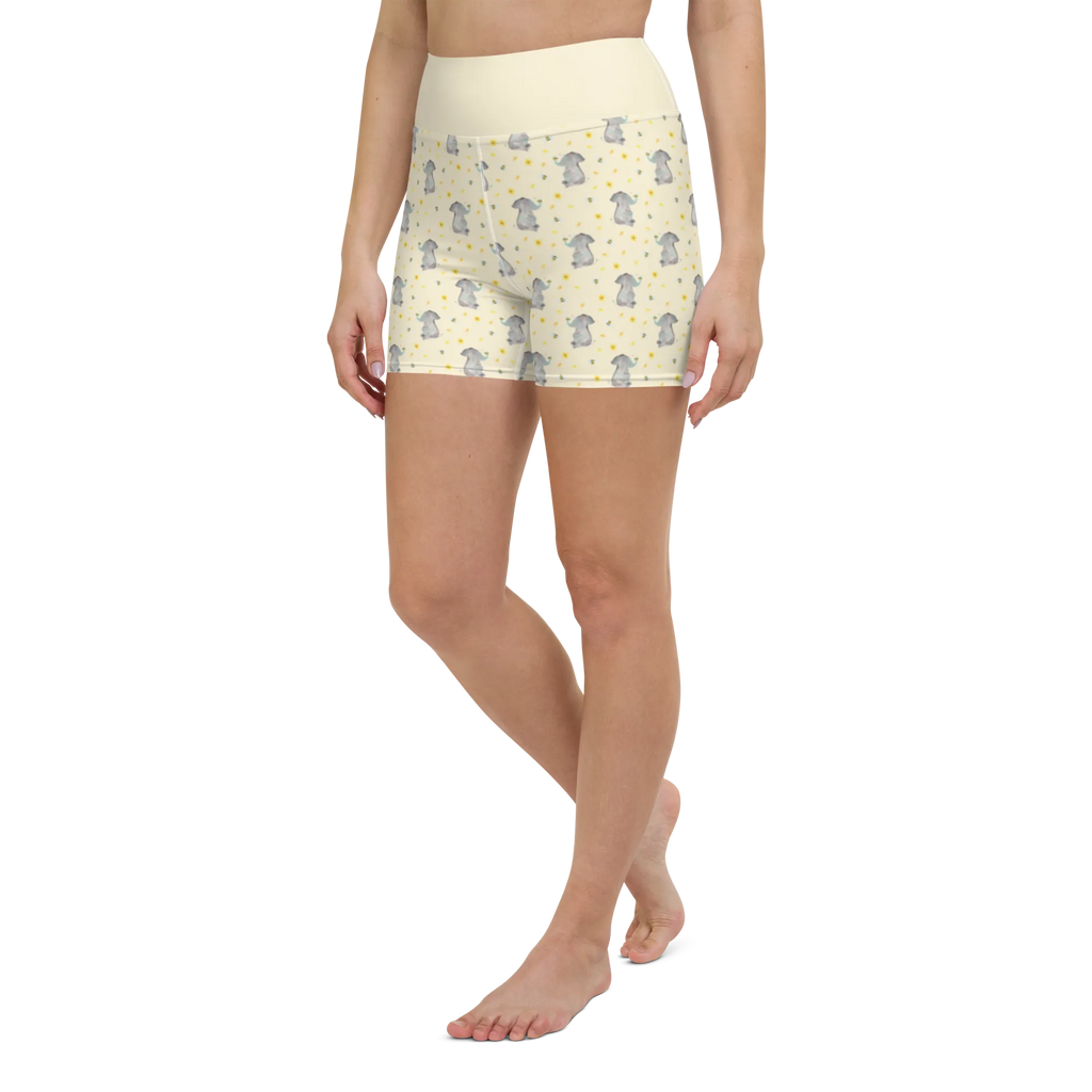 Yoga Shorts Elefant Biene Muster Yoga Shorts, Yogashorts, Sporthose, Sportshorts, Fitnesshose, Sportshorts Damen, Yoga Shorts Damen, Yogabekleidung, Sportbekleidung, Tiermotive, Gute Laune, lustige Sprüche, Tiere, Elefant, Biene, Liebe, Liebesbeweis, Jahrestag, Liebesgeschenk, Heiratsantrag, Hochzeitsgeschenk, Liebesspruch