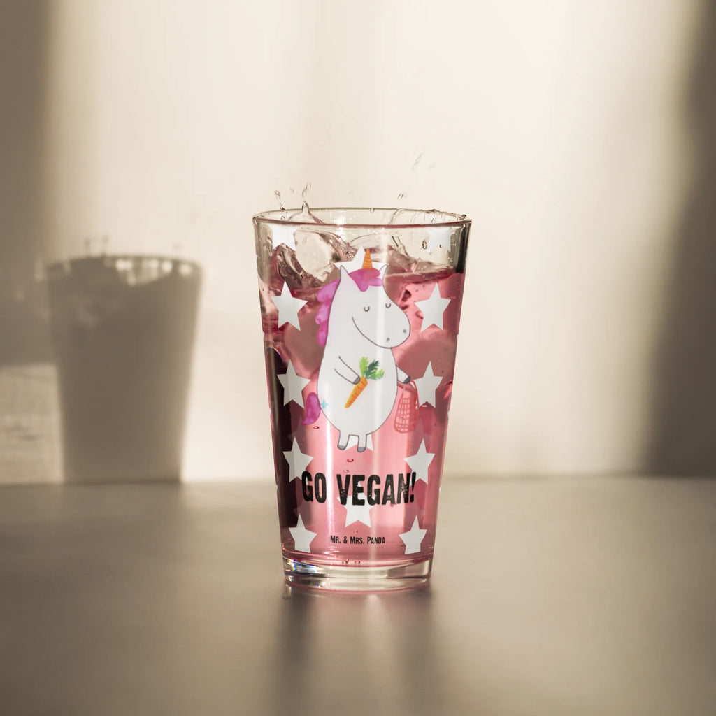 Premium Trinkglas Einhorn Vegan Trinkglas, Glas, Pint Glas, Bierglas, Cocktail Glas, Wasserglas, Einhorn, Einhörner, Einhorn Deko, Unicorn, vegan, Gesund leben, Vegetariar, Rohkost, Gesund essen, Veganismus, Veganer