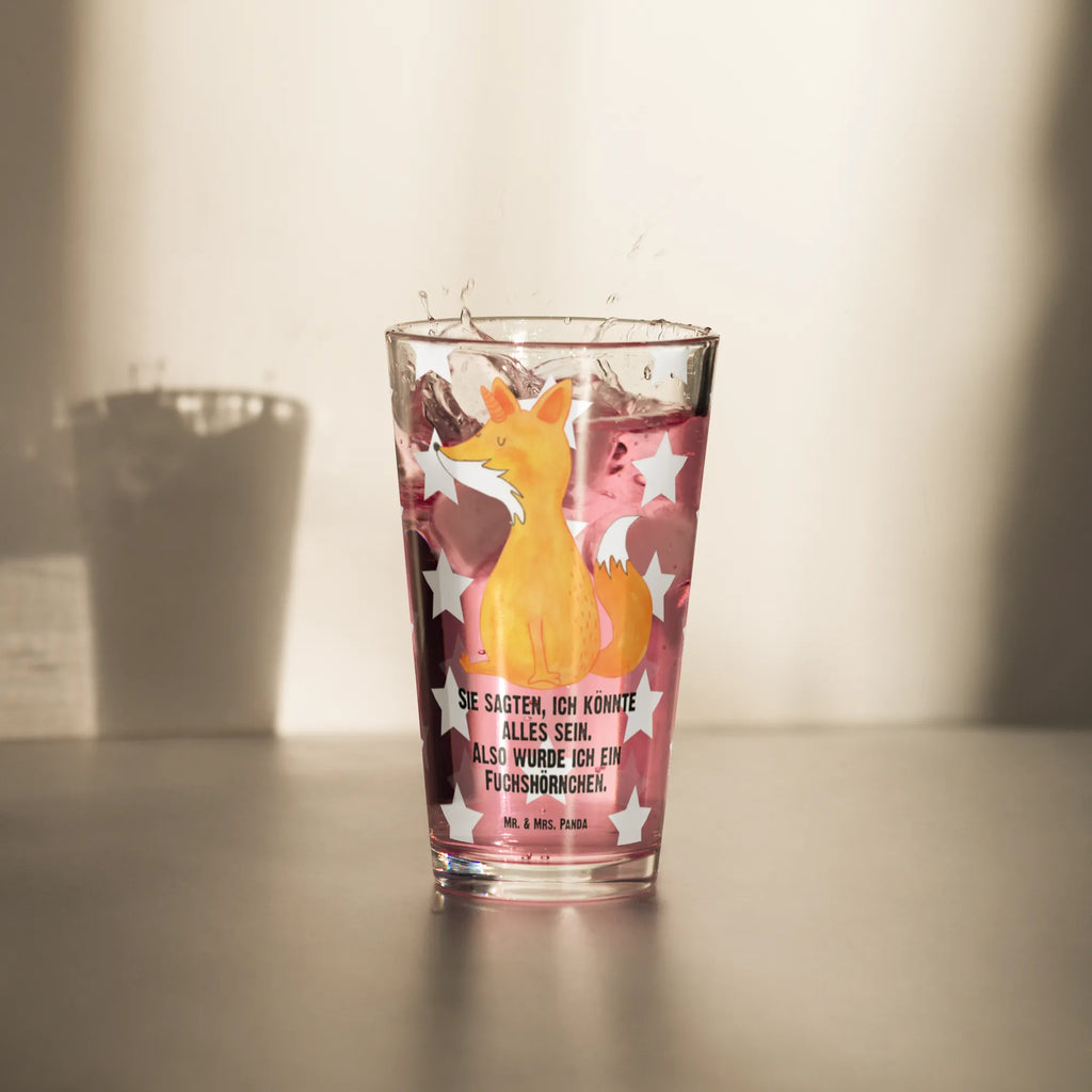 Premium Trinkglas Fuchshörnchen Trinkglas, Glas, Pint Glas, Bierglas, Cocktail Glas, Wasserglas, Einhorn, Einhörner, Einhorn Deko, Unicorn, Fuchs, Unicorns, Fuchshörnchen, Fuchshorn, Foxycorn, Füchse