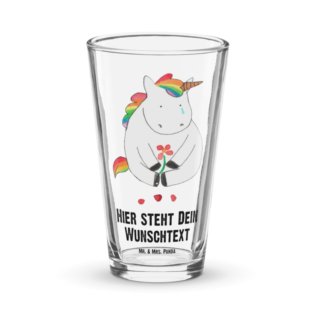 Personalisiertes Trinkglas Einhorn Traurig Personalisiertes Trinkglas, Personalisiertes Glas, Personalisiertes Pint Glas, Personalisiertes Bierglas, Personalisiertes Cocktail Glas, Personalisiertes Wasserglas, Glas mit Namen, Glas selber bedrucken, Wunschtext, Selbst drucken, Wunschname, Einhorn, Einhörner, Einhorn Deko, Pegasus, Unicorn, Glitzer, Trösten. Freundschaft, Freunde, Liebe, Trauer, Grußkarte, Blume