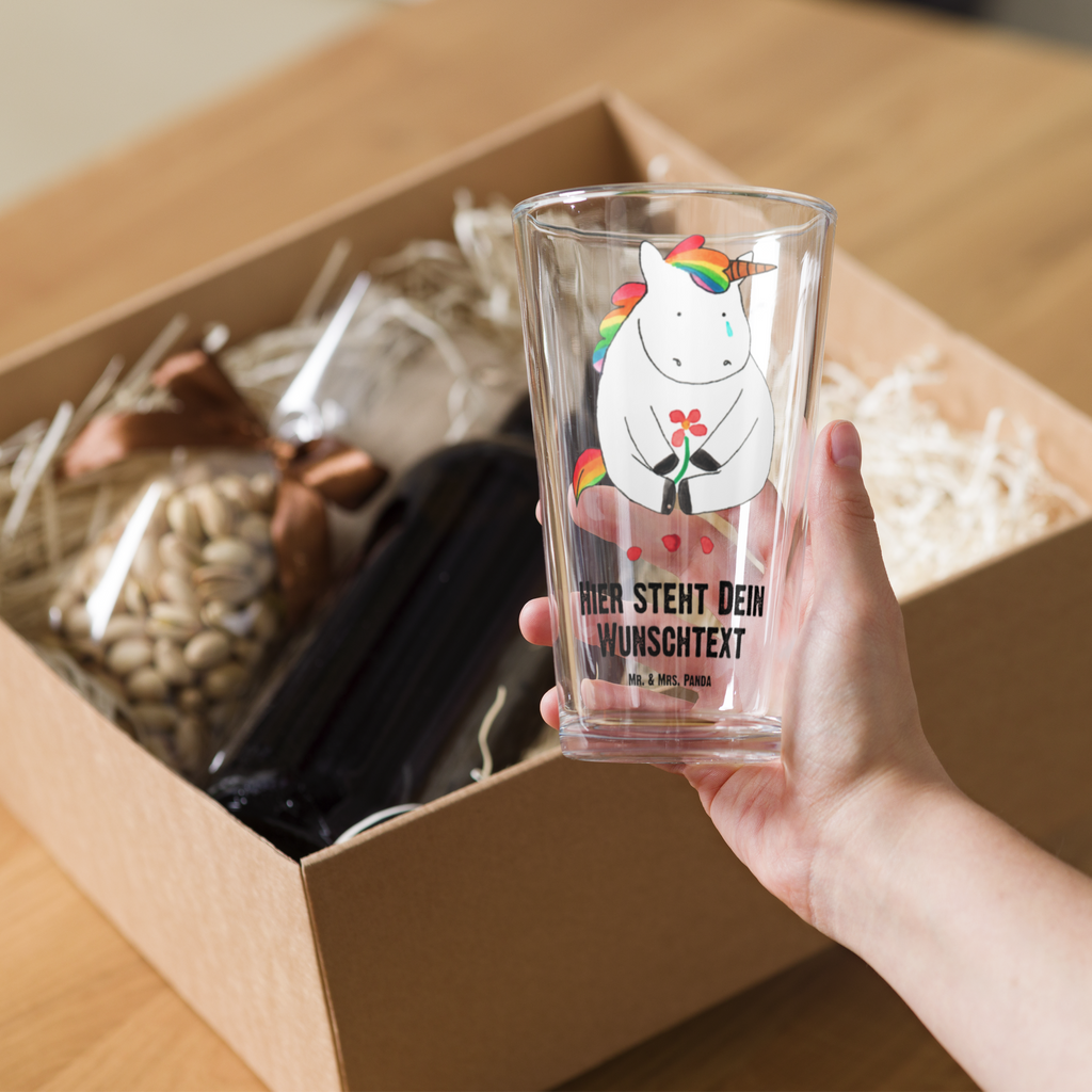 Personalisiertes Trinkglas Einhorn Traurig Personalisiertes Trinkglas, Personalisiertes Glas, Personalisiertes Pint Glas, Personalisiertes Bierglas, Personalisiertes Cocktail Glas, Personalisiertes Wasserglas, Glas mit Namen, Glas selber bedrucken, Wunschtext, Selbst drucken, Wunschname, Einhorn, Einhörner, Einhorn Deko, Pegasus, Unicorn, Glitzer, Trösten. Freundschaft, Freunde, Liebe, Trauer, Grußkarte, Blume