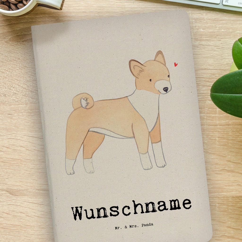 DIN A4 Personalisiertes Notizbuch Basenji Lebensretter Personalisiertes Notizbuch, Notizbuch mit Namen, Notizbuch bedrucken, Personalisierung, Namensbuch, Namen, Hund, Hunderasse, Rassehund, Hundebesitzer, Geschenk, Tierfreund, Schenken, Welpe, Kongo-Terrier, Basenji