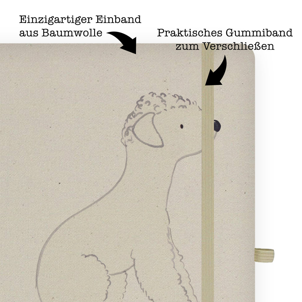 DIN A4 Personalisiertes Notizbuch Bedlington Terrier Lebensretter Personalisiertes Notizbuch, Notizbuch mit Namen, Notizbuch bedrucken, Personalisierung, Namensbuch, Namen, Hund, Hunderasse, Rassehund, Hundebesitzer, Geschenk, Tierfreund, Schenken, Welpe, Bedlington Terrier, Terrier