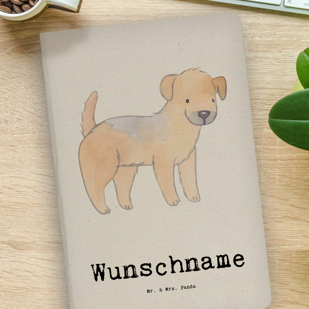 DIN A4 Personalisiertes Notizbuch Border Terrier Lebensretter Personalisiertes Notizbuch, Notizbuch mit Namen, Notizbuch bedrucken, Personalisierung, Namensbuch, Namen, Hund, Hunderasse, Rassehund, Hundebesitzer, Geschenk, Tierfreund, Schenken, Welpe, Border Terrier