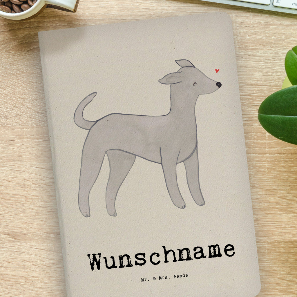 DIN A4 Personalisiertes Notizbuch Italienisches Windspiel Lebensretter Personalisiertes Notizbuch, Notizbuch mit Namen, Notizbuch bedrucken, Personalisierung, Namensbuch, Namen, Hund, Hunderasse, Rassehund, Hundebesitzer, Geschenk, Tierfreund, Schenken, Welpe, Italienisches Windspiel, Windhund, Italian Greyhound