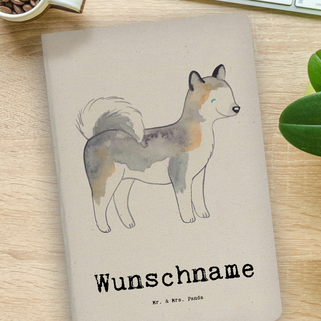 DIN A4 Personalisiertes Notizbuch Siberian Husky Lebensretter Personalisiertes Notizbuch, Notizbuch mit Namen, Notizbuch bedrucken, Personalisierung, Namensbuch, Namen, Hund, Hunderasse, Rassehund, Hundebesitzer, Geschenk, Tierfreund, Schenken, Welpe, Siberian Husky