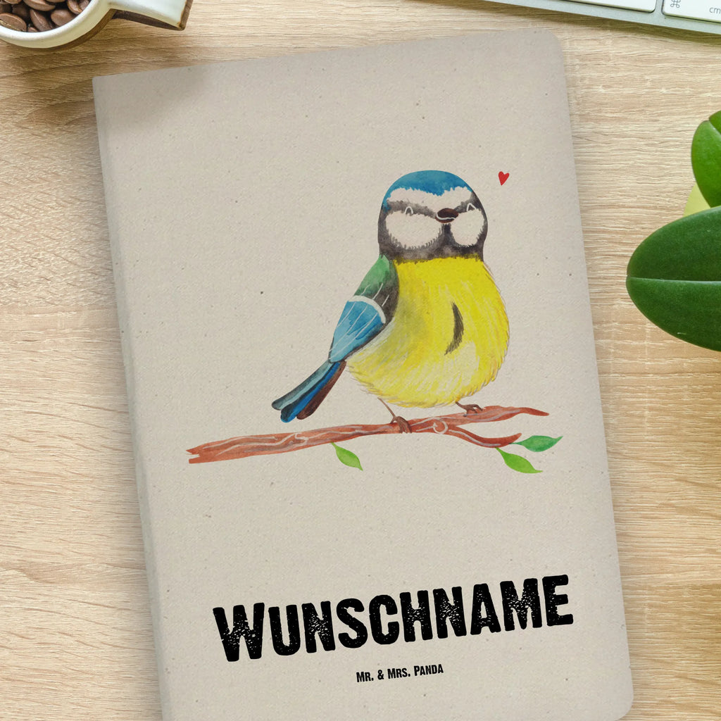 DIN A4 Personalisiertes Notizbuch Vogel Blaumeise Personalisiertes Notizbuch, Notizbuch mit Namen, Notizbuch bedrucken, Personalisierung, Namensbuch, Namen, Ostern, Osterhase, Ostergeschenke, Osternest, Osterdeko, Geschenke zu Ostern, Ostern Geschenk, Ostergeschenke Kinder, Ostern Kinder, Ostergrüße, Blaumeise, Vogel, liebe Grüße, Frühling, Frühlingsgefühle, Osterzeit