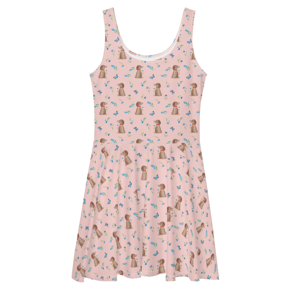 Sommerkleid Hund Blume Muster Sommerkleid, Kleid, Skaterkleid, Hund, Hundemotiv, Haustier, Hunderasse, Tierliebhaber, Hundebesitzer, Sprüche, Hunde, Frauchen, Hundeliebe