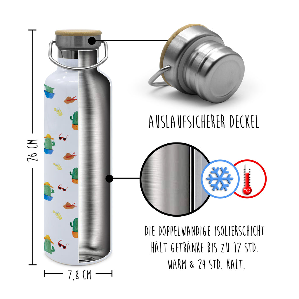 Trinkflasche Kaktus Sonne Muster Thermosflasche, Isolierflasche, Edelstahl, Trinkflasche, isoliert, Wamrhaltefunktion, Sportflasche, Flasche zum Sport, Sportlerflasche, Kaktus, Kakteen, Liebe Kaktusliebe, Sonne, Sonnenschein, Glück, glücklich, Motivation, Neustart, Trennung, Ehebruch, Scheidung, Freundin, Liebeskummer, Liebeskummer Geschenk, Geschenkidee