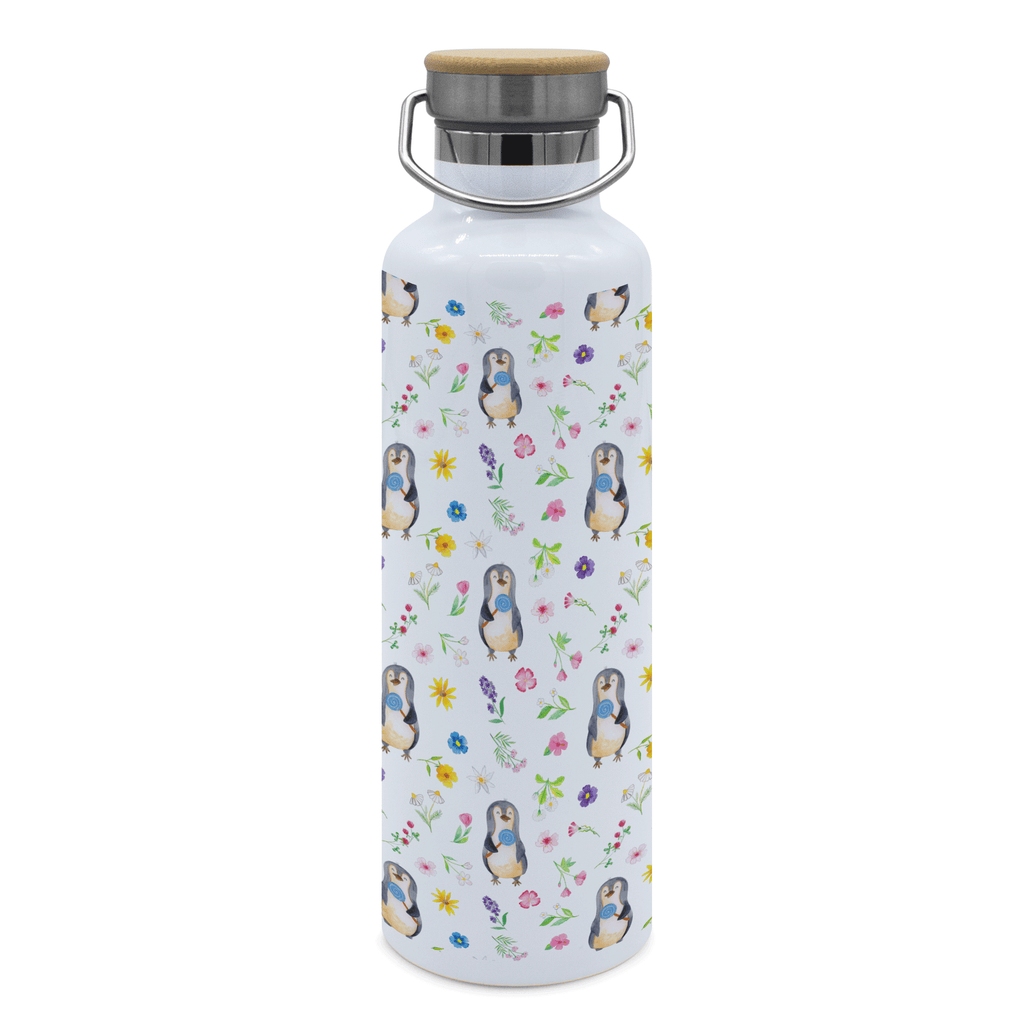 Trinkflasche Pinguin Lolli Muster Thermosflasche, Isolierflasche, Edelstahl, Trinkflasche, isoliert, Wamrhaltefunktion, Sportflasche, Flasche zum Sport, Sportlerflasche, Pinguin, Pinguine, Lolli, Süßigkeiten, Blödsinn, Spruch, Rebell, Gauner, Ganove, Rabauke