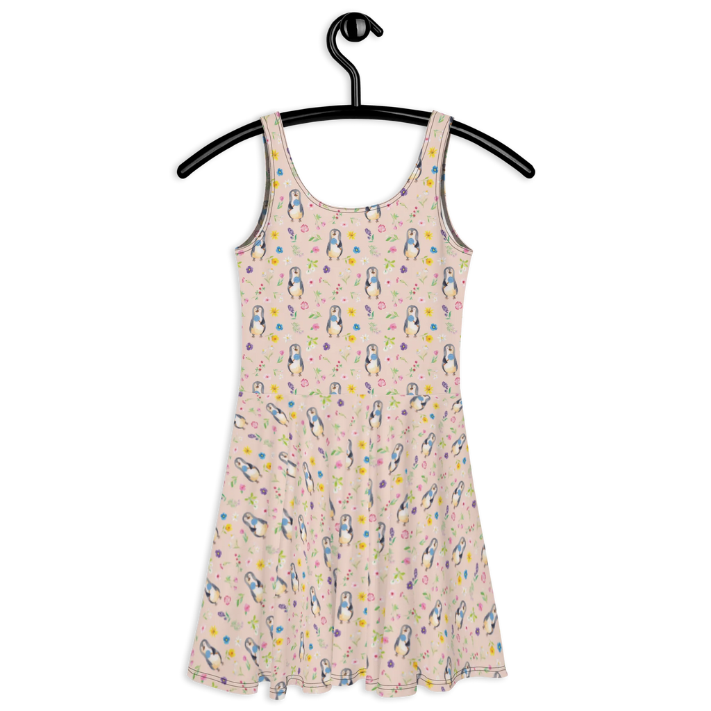 Sommerkleid Pinguin Lolli Muster Sommerkleid, Kleid, Skaterkleid, Pinguin, Pinguine, Lolli, Süßigkeiten, Blödsinn, Spruch, Rebell, Gauner, Ganove, Rabauke