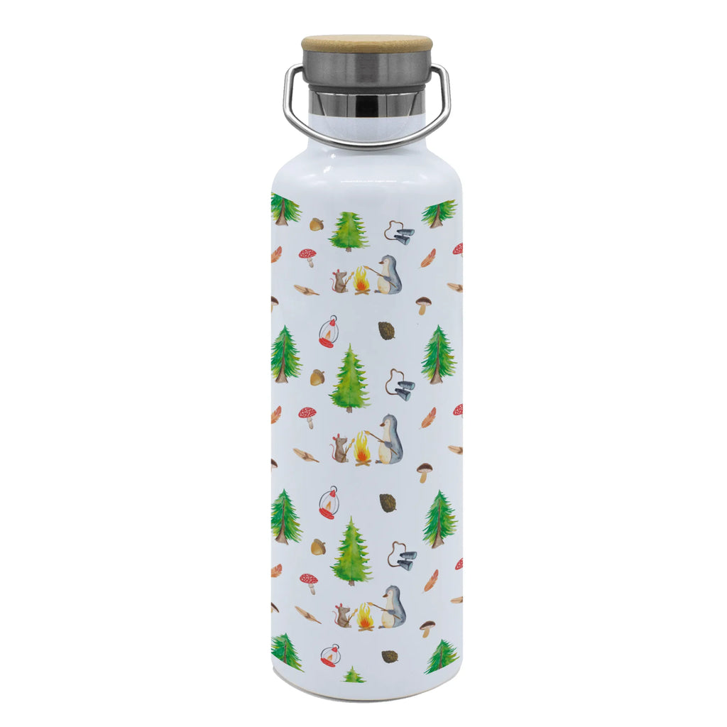 Trinkflasche Pinguin Lagerfeuer Muster Thermosflasche, Isolierflasche, Edelstahl, Trinkflasche, isoliert, Wamrhaltefunktion, Sportflasche, Flasche zum Sport, Sportlerflasche, Pinguin, Maus, Pinguine, Lagerfeuer, Leben, Arbeit, Job, Motivation, Büro, Büroalltag, Lebensspruch, Lebensmotivation, Neustart, Liebe, grillen, Feuer, Marshmallows