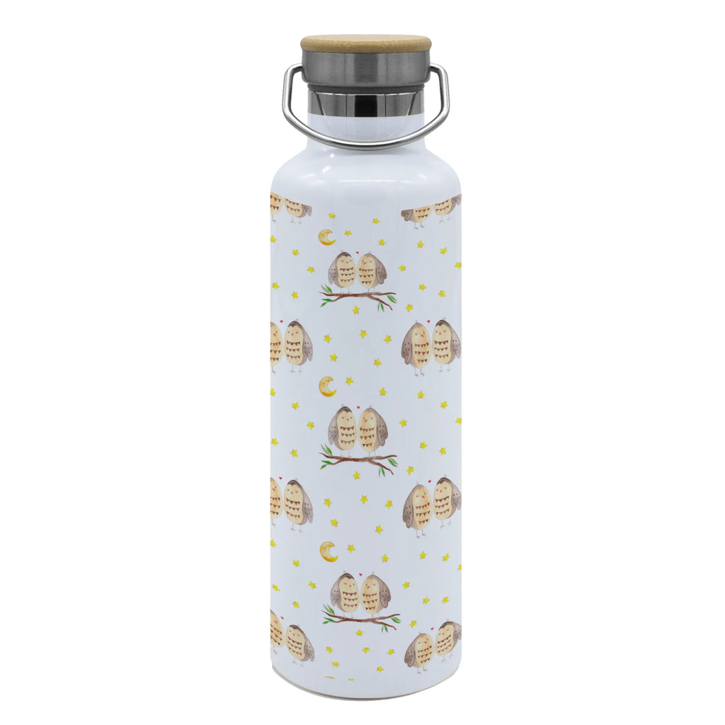 Trinkflasche Eulen Liebe Muster Thermosflasche, Isolierflasche, Edelstahl, Trinkflasche, isoliert, Wamrhaltefunktion, Sportflasche, Flasche zum Sport, Sportlerflasche, Eule, Eule Deko, Liebe, Hochzeit Spruch, Owl, All you need is love, Liebe Spruch, Freundin Geschenk, Freund, Wortspiel lustig