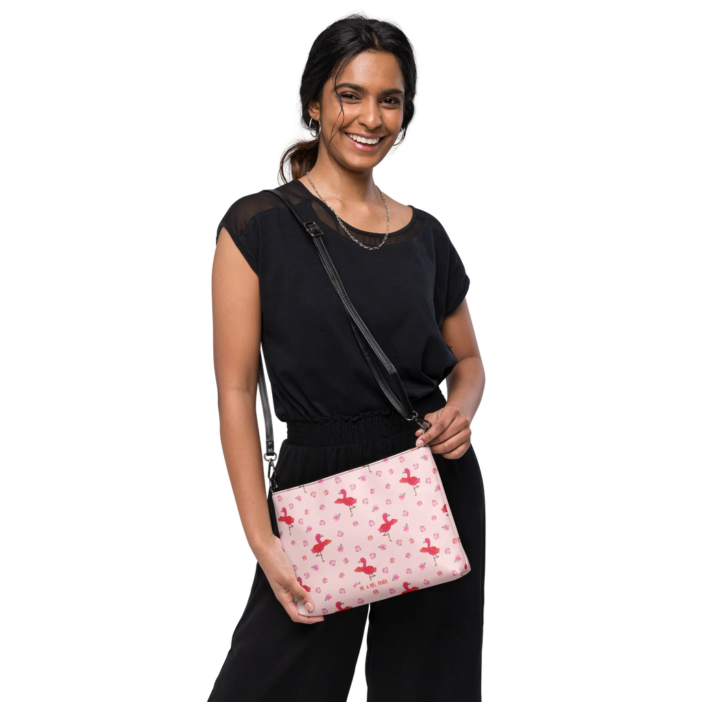 Handtasche Flamingo Yoga Muster Handtasche, Umhängetasche, Henkeltasche, Taschen, Damentasche, Handtaschen Damen, Handtasche Damen, Umhängetasche Damen, Shopper Tasche, Kleine Umhängetasche, Abendtasche, Damen Umhängetasche, Kleine Handtasche Damen, Flamingo, Vogel, Yoga, Namaste, Achtsamkeit, Yoga-Übung, Entspannung, Ärger, Aufregen, Tiefenentspannung