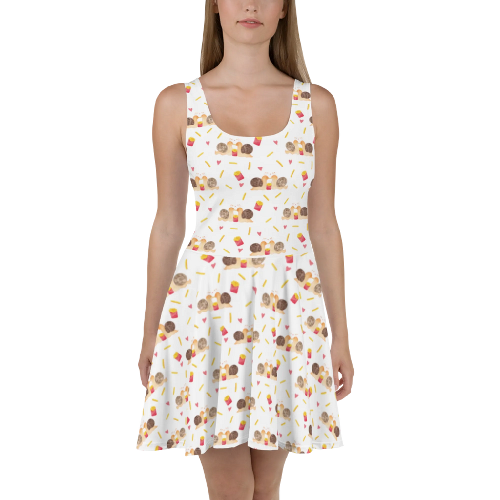 Summer dress Snails in love Sommerkleid, Kleid, Skaterkleid, Liebe, Partner, Freund, Freundin, Ehemann, Ehefrau, Heiraten, Verlobung, Heiratsantrag, Liebesgeschenk, Jahrestag, Hocheitstag