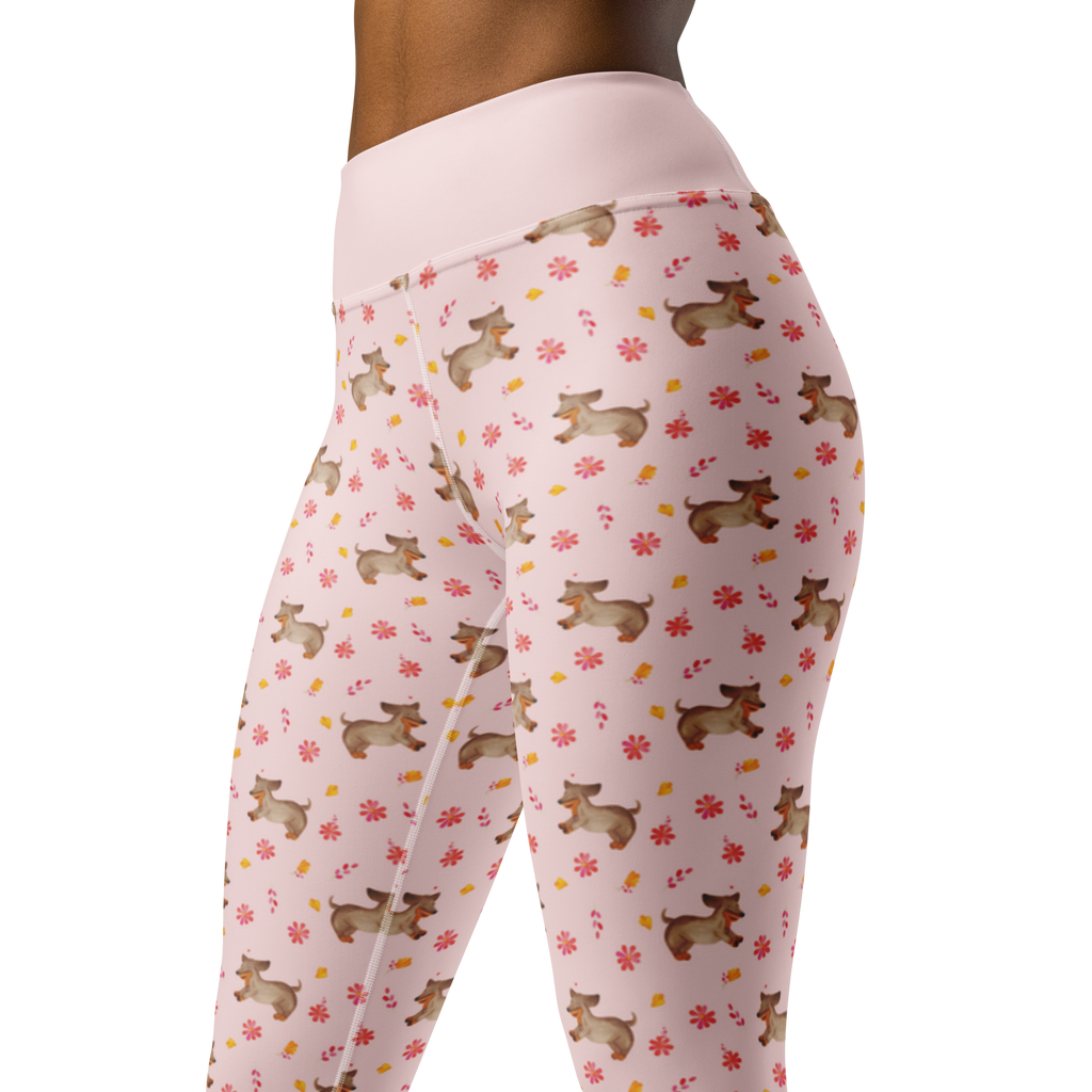 Yogahose Hund Dackel Muster Yogapants, Yogaleggings, Yogaleggins, Yogahose Damen, Yogahose, Frauen, Yogahose Mädchen, Yogahose Kinder, Yogahose Herren, Yogahose Männer, Hund, Hundemotiv, Haustier, Hunderasse, Tierliebhaber, Hundebesitzer, Sprüche, Hunde, Dackel, Dachshund, happy dog