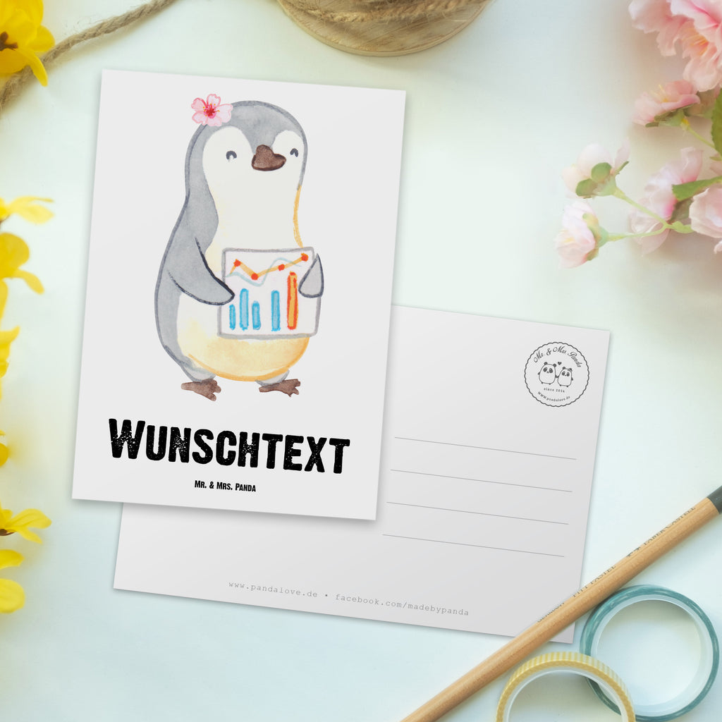 Personalisierte Postkarte Wirtschaftsanalytikerin mit Herz Postkarte mit Namen, Postkarte bedrucken, Postkarte mit Wunschtext, Postkarte personalisierbar, Geschenkkarte mit Namen, Grußkarte mit Namen, Karte mit Namen, Einladung mit Namen, Ansichtskarte mit Namen, Geschenkkarte mit Wunschtext, Grußkarte mit Wunschtext, Karte mit Wunschtext, Einladung mit Wunschtext, Ansichtskarte mit Wunschtext, Beruf, Ausbildung, Jubiläum, Abschied, Rente, Kollege, Kollegin, Geschenk, Schenken, Arbeitskollege, Mitarbeiter, Firma, Danke, Dankeschön