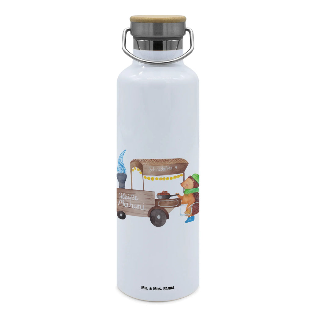 Trinkflasche Igel Maronen Thermosflasche, Isolierflasche, Edelstahl, Trinkflasche, isoliert, Wamrhaltefunktion, Sportflasche, Flasche zum Sport, Sportlerflasche, Winter, Weihnachten, Weihnachtsdeko, Nikolaus, Advent, Heiligabend, Wintermotiv, Maronen, Weihnachtsmarkt, Kastanien, Duft