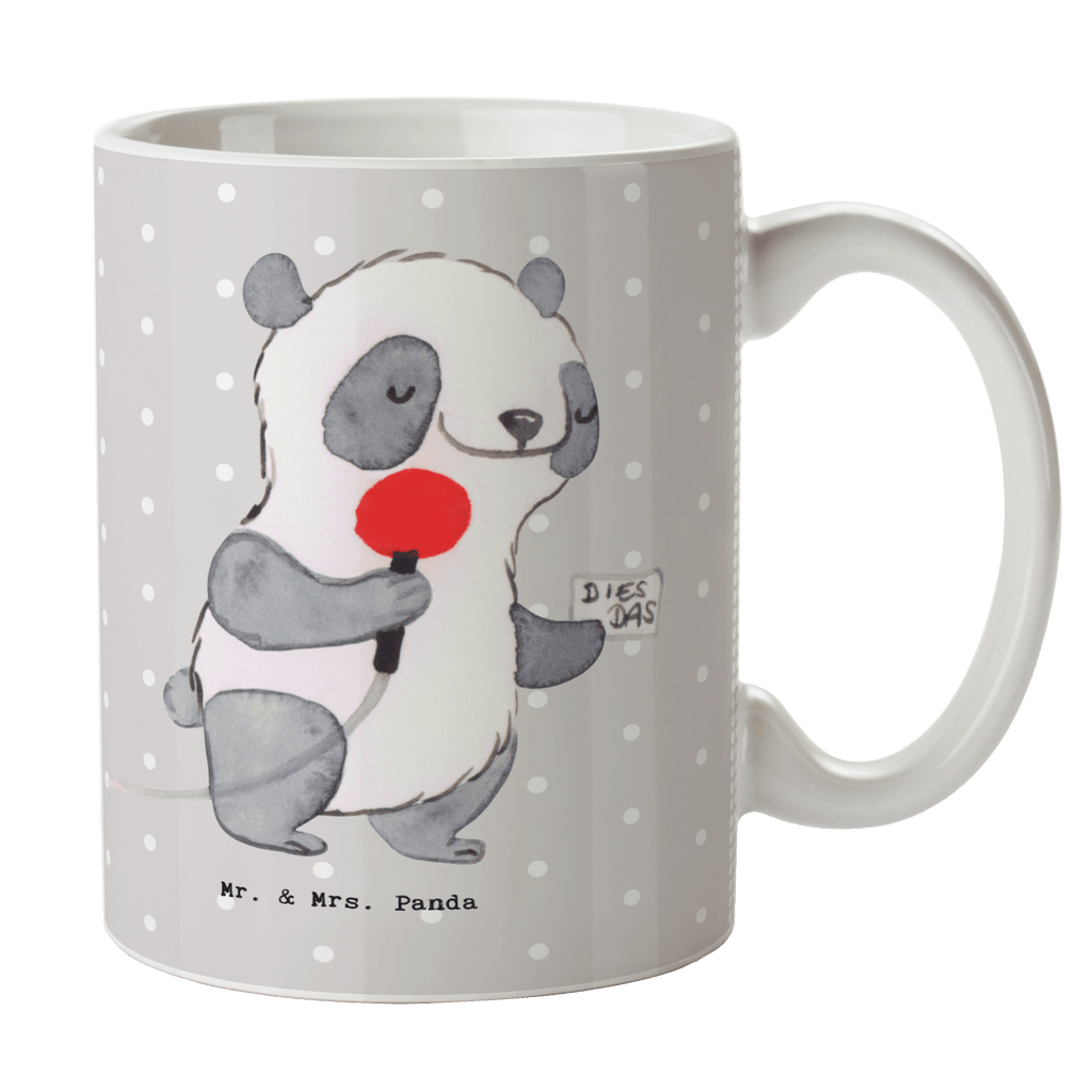 Tasse Sportreporter mit Herz Tasse, Kaffeetasse, Teetasse, Becher, Kaffeebecher, Teebecher, Keramiktasse, Porzellantasse, Büro Tasse, Geschenk Tasse, Tasse Sprüche, Tasse Motive, Kaffeetassen, Tasse bedrucken, Designer Tasse, Cappuccino Tassen, Schöne Teetassen, Beruf, Ausbildung, Jubiläum, Abschied, Rente, Kollege, Kollegin, Geschenk, Schenken, Arbeitskollege, Mitarbeiter, Firma, Danke, Dankeschön