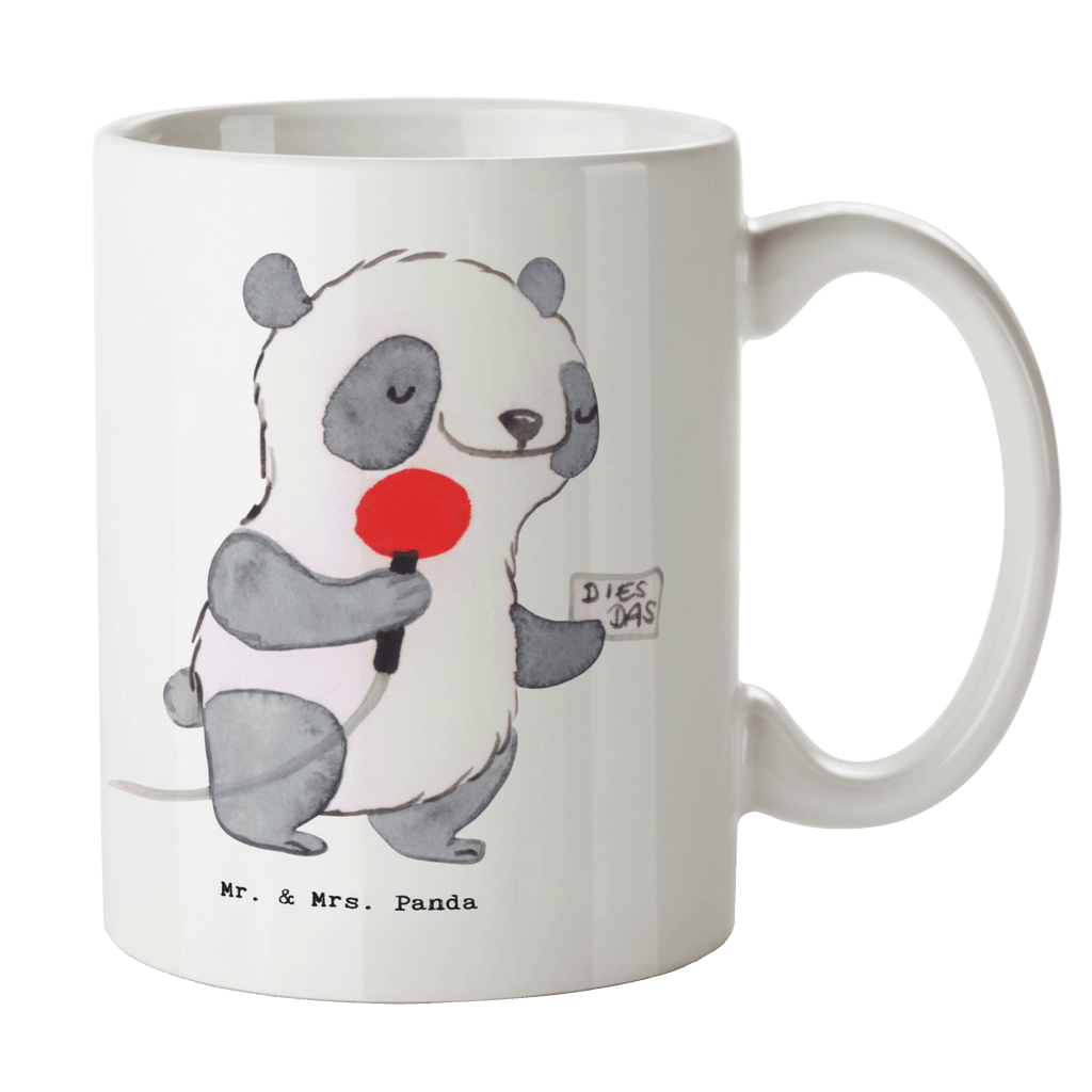 Tasse Sportreporter mit Herz Tasse, Kaffeetasse, Teetasse, Becher, Kaffeebecher, Teebecher, Keramiktasse, Porzellantasse, Büro Tasse, Geschenk Tasse, Tasse Sprüche, Tasse Motive, Kaffeetassen, Tasse bedrucken, Designer Tasse, Cappuccino Tassen, Schöne Teetassen, Beruf, Ausbildung, Jubiläum, Abschied, Rente, Kollege, Kollegin, Geschenk, Schenken, Arbeitskollege, Mitarbeiter, Firma, Danke, Dankeschön